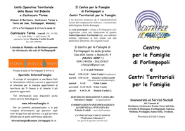 Centro Per Le Famiglie Di Forlimpopoli E Centri Territoriali Per Le Famiglie