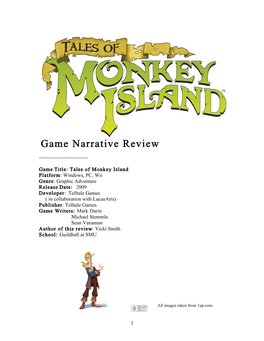 Game Narrative Review