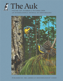 2010-Mckay-Auk-Evidence-Species-Status-Bahama-Yellow-Throated-Warbler.Pdf