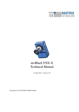 Mvbluelynx-X Technical Manual