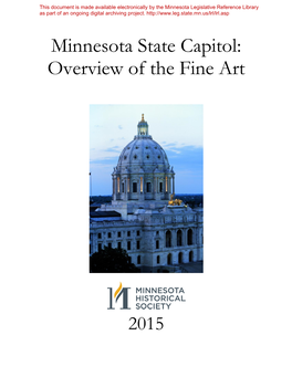 Minnesota State Capitol: Overview of the Fine Art