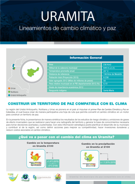 URAMITA Lineamientos De Cambio Climático Y Paz