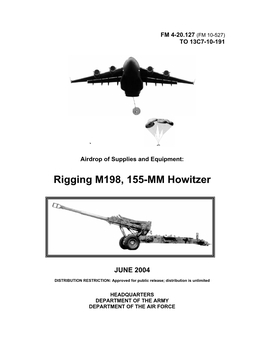 Rigging M198, 155-MM Howitzer