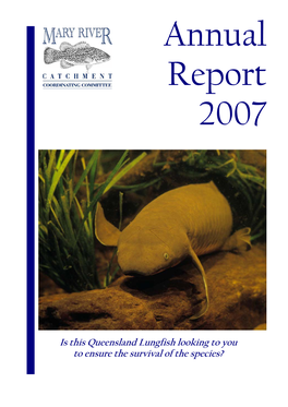 Is This Queensland Lungfish Looking to You to Ensure the Survival of the Species?