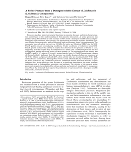 A Serine Protease from a Detergent-Soluble