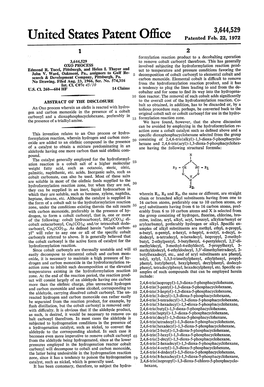 United States Patent Office Patented Feb