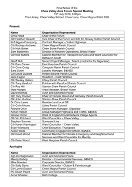 Final Minutes Chew Valley Area Forum 15-7-19 PDF 99 KB