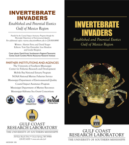 INVERTEBRATE INVADERS Established and Potential Exotics Gulf of Mexico Region INVERTEBRATE