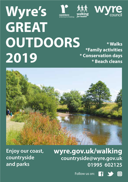Wyre's GREAT OUTDOORS 2019