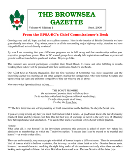 The Brownsea Gazette