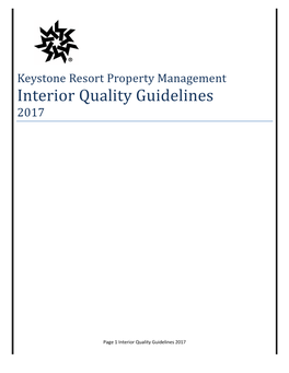 Interior Quality Guidelines 2017