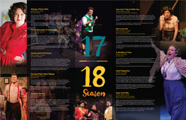 Seasonsubbrochure1718 Shows Only