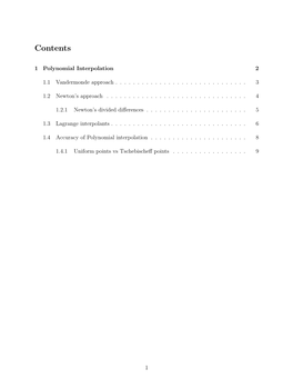 Polynomial Interpolation 2