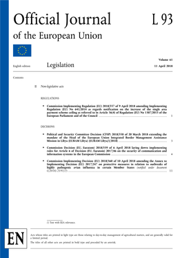 Official Journal L 93 of the European Union