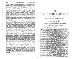 Theosophist V11 N132 September 1890