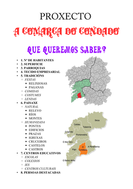 A COMARCA DO CONDADO QUE Queremos SABER?