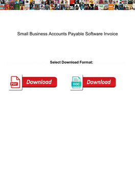 Small Business Accounts Payable Software Invoice