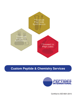 Custom Peptide & Chemistry Services