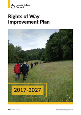 Rights of Way Improvement Plan