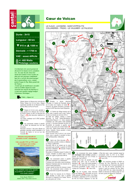 Fiche Individuelle Rando VAE COEUR DE VOLCAN