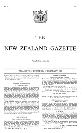 No 14, 27 February 1958