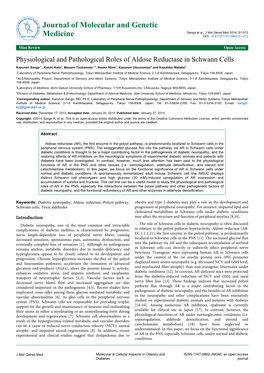 Physiological and Pathological Roles of Aldose Reductase in Schwann