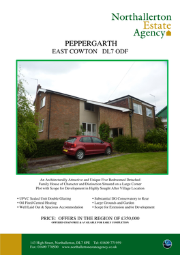 Peppergarth East Cowton Dl7 Odf