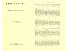 PRINCIPIA ETHICA J] to Discover the Relative That Charity Is a Virtue Must Attempt Merits of Every Different Form of Charity