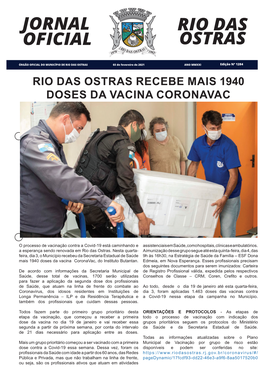 Jornal Oficial Rio Das Ostras