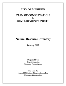 Natural Resource Inventory