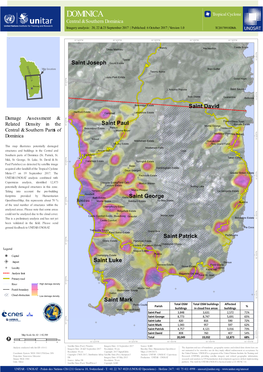 DOMINICA 5Æ Tropical Cyclone Central & Southern Dominica Imagery Analysis: 20, 22 & 23 September 2017 | Published: 6 October 2017 | Version 1.0 TC20170918DMA