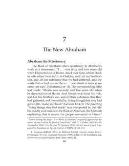 The New Abraham