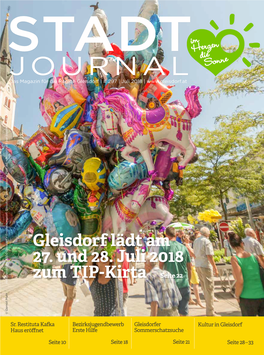 JOURNAL Das Magazin Für Die Region Gleisdorf | # 297 | Juli 2018 |