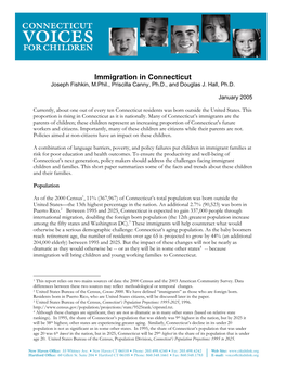 Immigrants in Connecticut Are Divided Into Five Categories:8