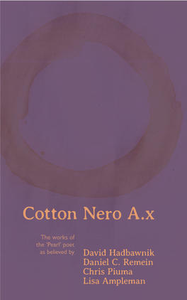 Cotton Nero A.X