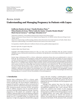 Understanding and Managing Pregnancy in Patients with Lupus