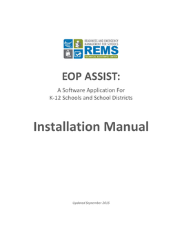 EOP ASSIST: Installation Manual