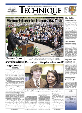 Memorial Service Honors Va. Tech