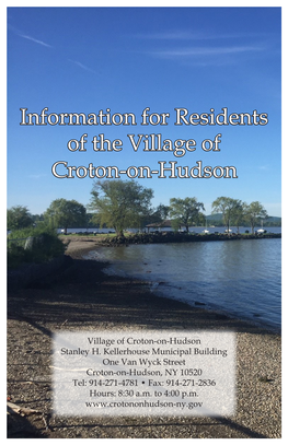 Resident Information Booklet