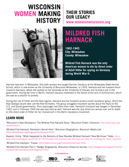 Mildred Fish Harnack
