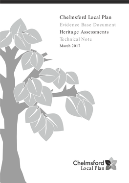 Heritage Assessments Technical Note March 2017