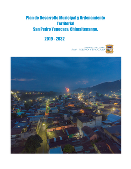 Plan De Desarrollo Municipal Y Ordenamiento Territorial San Pedro Yepocapa, Chimaltenango