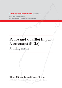 Peace and Conflict Impact Assessment (PCIA) Madagascar