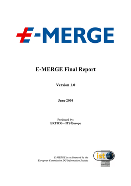 E-MERGE Final Report