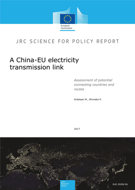 EU JRC Report on Europe-China HVDC Transmission Link