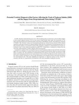 Potential Vorticity Diagnosis of the Factors Affecting the Track of Typhoon Sinlaku (2008) and the Impact from Dropwindsonde Data During T-PARC