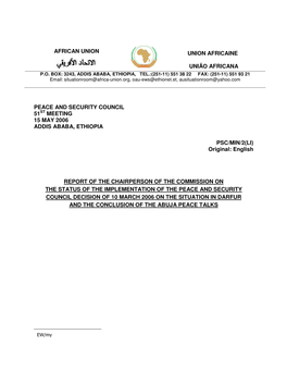 African Union Union Africaine1 União Africana