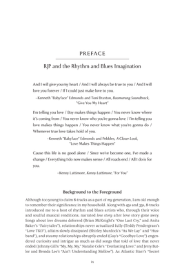 Preface: RJP and the Rhythm and Blues Imagination