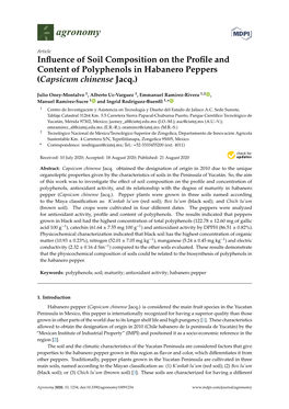 Influence of Soil Composition on the Profile and Content Of