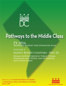 Fy 2016 Proposed Budget and Financial Plan